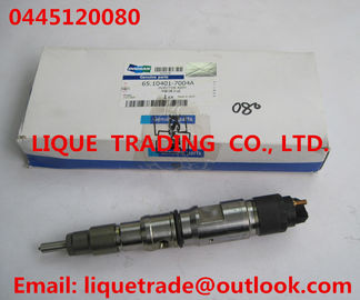 CHINA Inyector común auténtico y nuevo 0445120080 del carril para DAEWOO DOOSAN DL06S 65.10401-7004A proveedor
