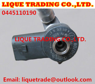 CHINA Inyector común original 0445110190 del carril de BOSCH 0445110189 para Mercedes Benz A6110701487 A6110701687 proveedor