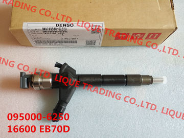 CHINA Inyector común del carril del INYECTOR 095000-6250 de DENSO 095000-6250 para NISSAN Navara 16600-EB70A, 16600-EB70D proveedor
