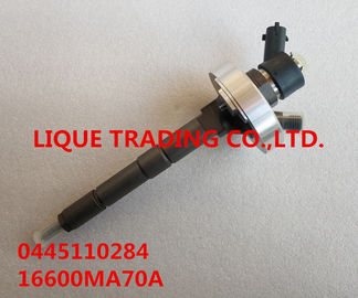 CHINA Inyector común 0445110284, 0 445 110 284 del carril de BOSCH para 16600 MA70A/16600MA70A/16600-MA70A proveedor