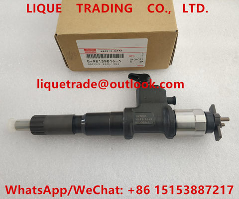 CHINA Inyector de combustible de DENSO 8-98139816-0, 095000-8633, inyector 8981398161, 8981398160, 8981398162 de 095000-8163 ISUZU proveedor