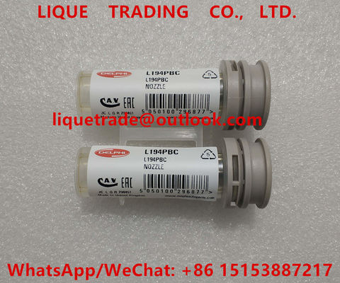 China Delphi Fuel Injector Nozzle L194, L194PBC para BEBE4D08003 BEBE4D24103 BEBE4D16003 BEBE4D2400 proveedor