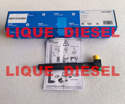 Inyector común EMBR00002D, 28342997 del carril de DELPHI Genuine, 28348371 para Mercedes Benz A6510700587, A6510704987 proveedor