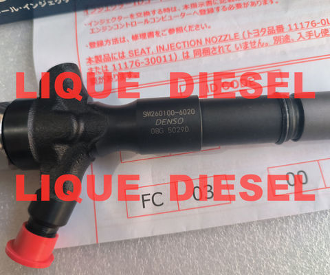 DENSO Inyector de combustible 260100-6020 2601006020 295050-0810 2950500810 23670-0L110 23670-09380 proveedor