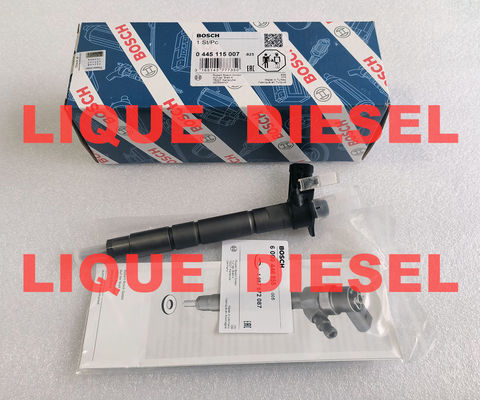 BOSCH inyector de piezocombustible original 0445115007 0986435350 para el tipo OPEL 93161695, RENAULT 8200340068, 7701476567, 8200409398 proveedor