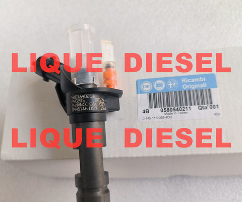 Inyector de combustible BOSCH 0445116059 0445116019 0 445 116 059 0 445 116 019 para el FIAT 580540211 IVECO 5801540211 504385557 proveedor
