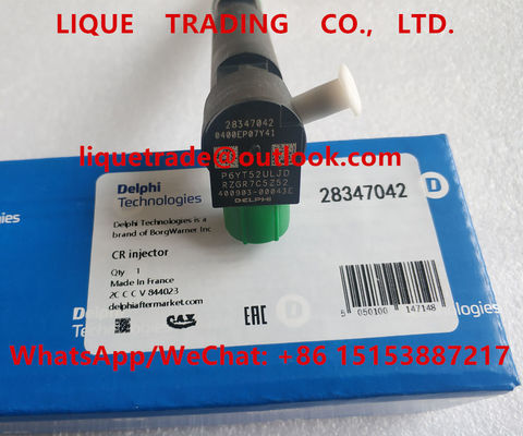 Inyector común 28347042, 400903-00043E, 400903-00043D, 40090300043D, 400903 00043D del carril de DELPHI para DOOSAN proveedor